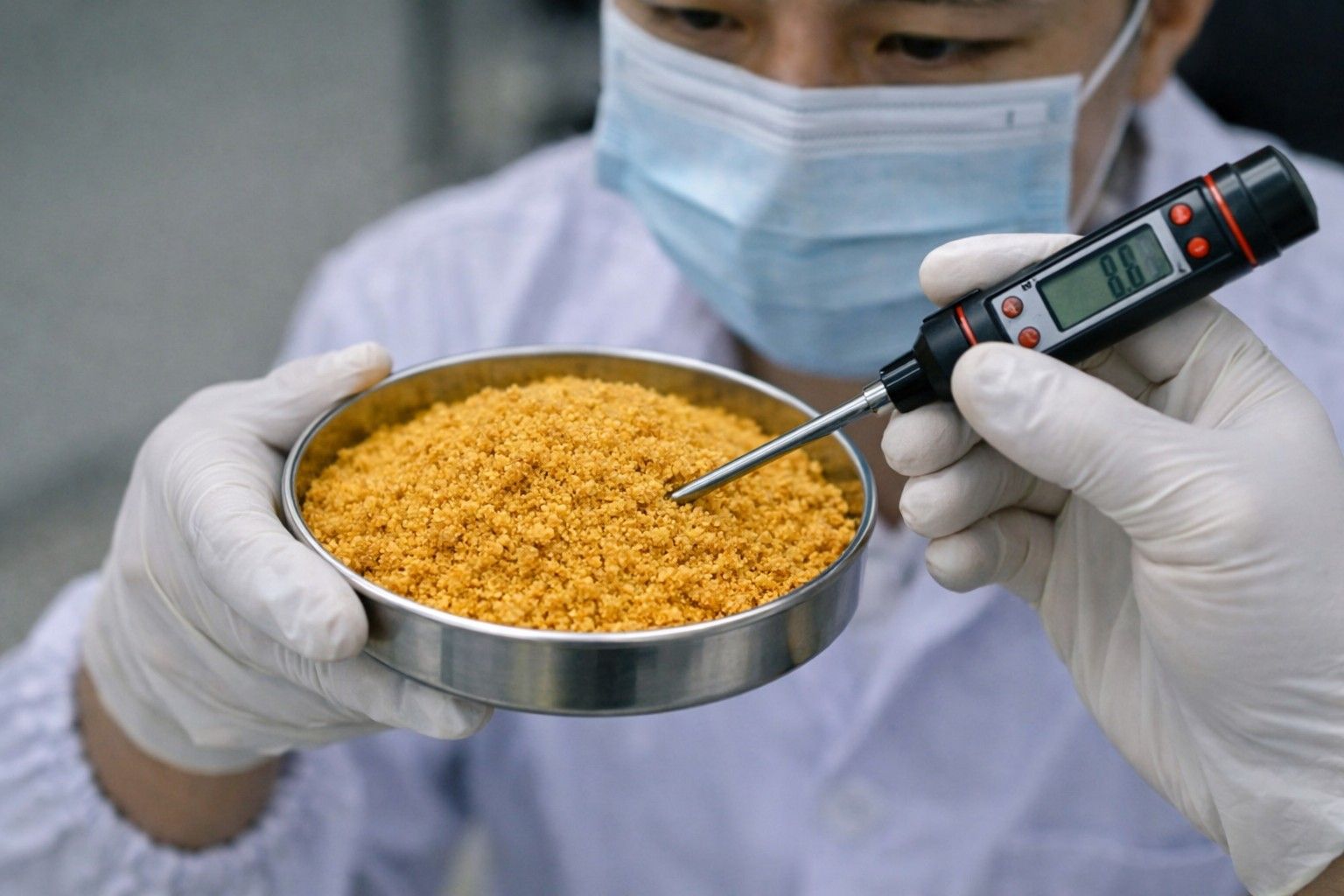 Commodity quality sampling and lab test coordination